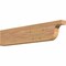 Ekena Millwork Del Monte Smooth Rafter Tail, Western Red Cedar, 3 1/2"W x 10"H x 48"L RFT04X10X48DEL00SWR - alternate 1